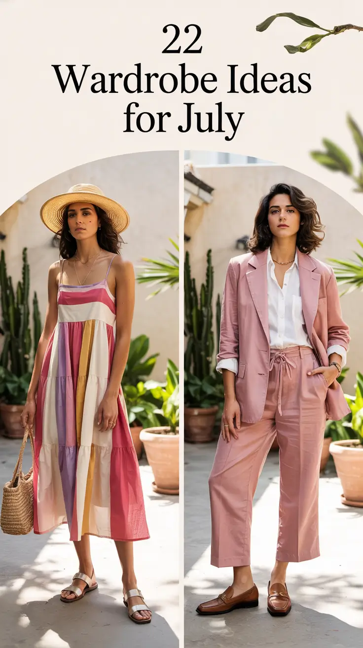 Wardrobe Ideas for July 2025 That Feel Effortless, Festive, and Totally Rewearable