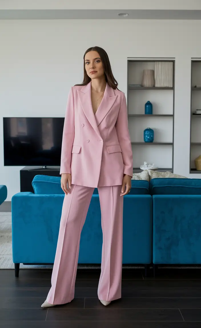 august outfits women work Power Pastel in Tailored Pink