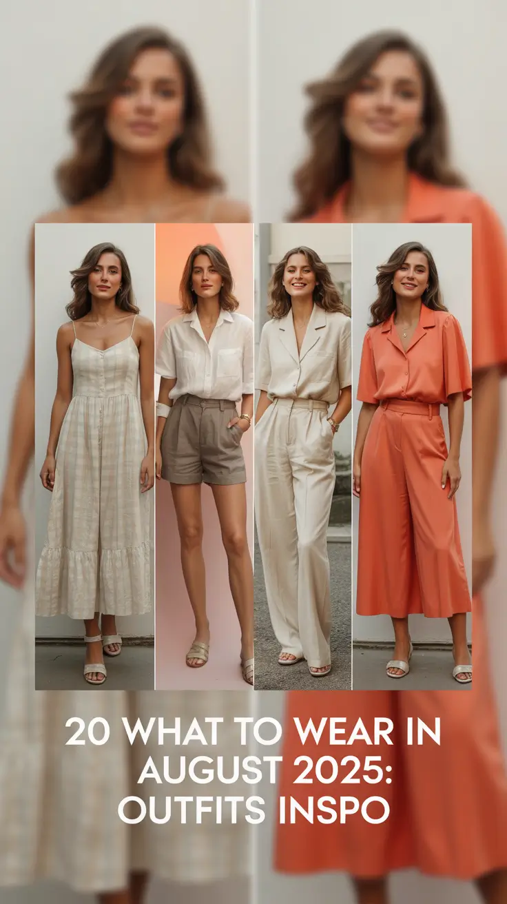 What to Wear in August 2025: Outfits Inspo for Every Style & Destination