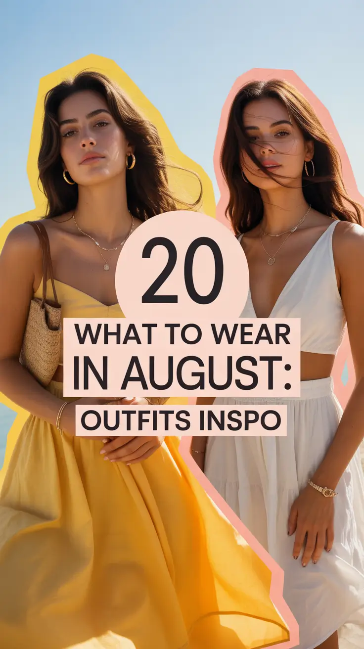 What to Wear in August 2025: Outfits Inspo for Every Style & Destination