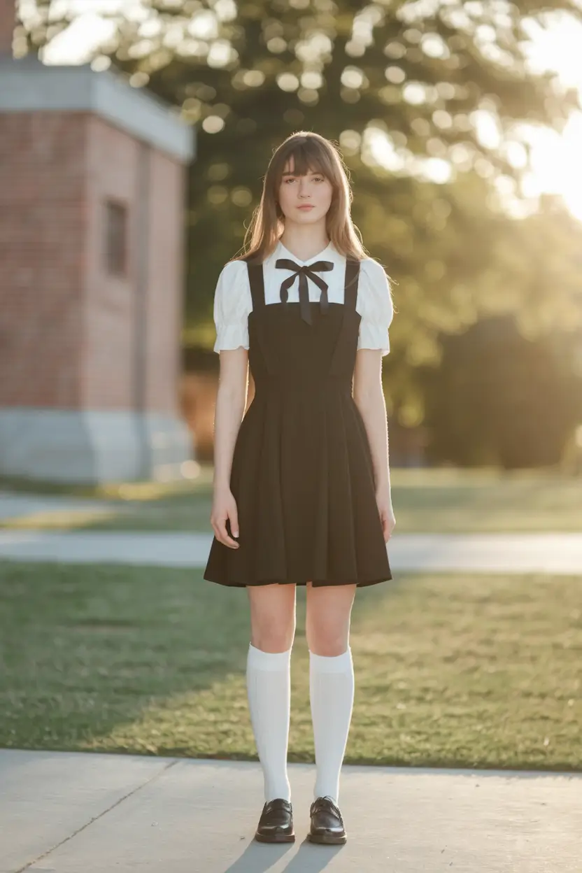 first day of school outfits 2025 Dark Academia, But Make It Sweet