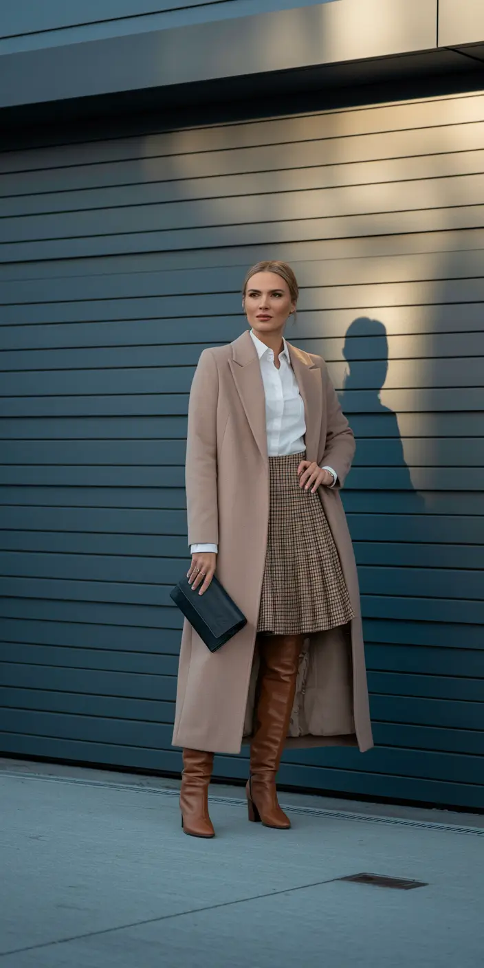 fall outfits women work Structured Layers for the Corporate Muse