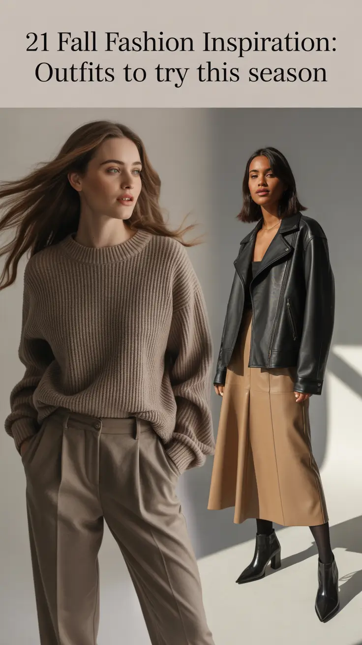 2025 Fall Fashion Inspiration: Stunning Outfits to Try for a Chic and Cozy Season