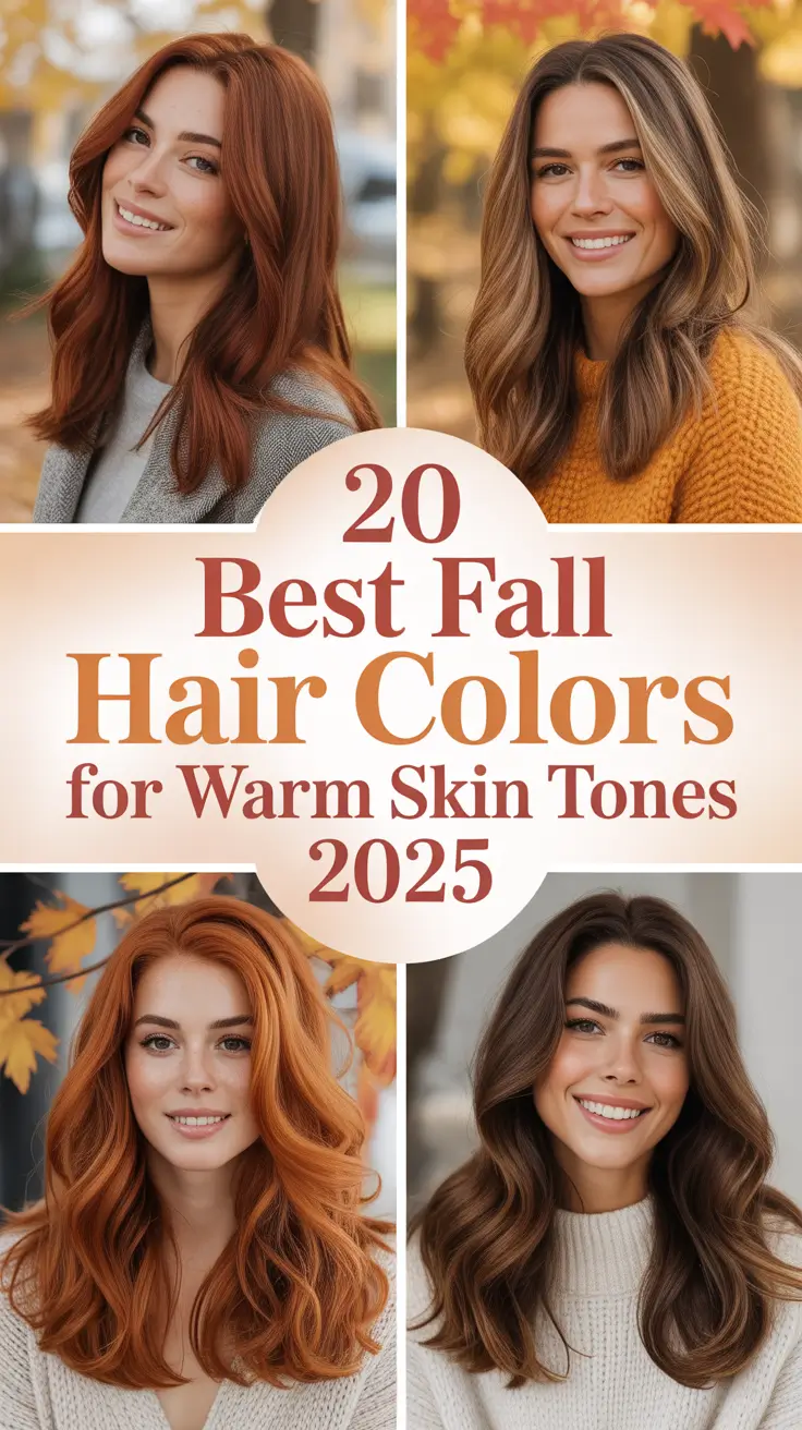 Best Fall Hair Colors for Warm Skin Tones 2025: Stunning Looks for Olive Skin & Hazel Eyes