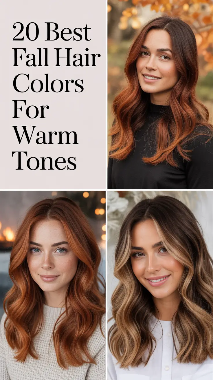 Best Fall Hair Colors for Warm Skin Tones 2025: Stunning Looks for Olive Skin & Hazel Eyes