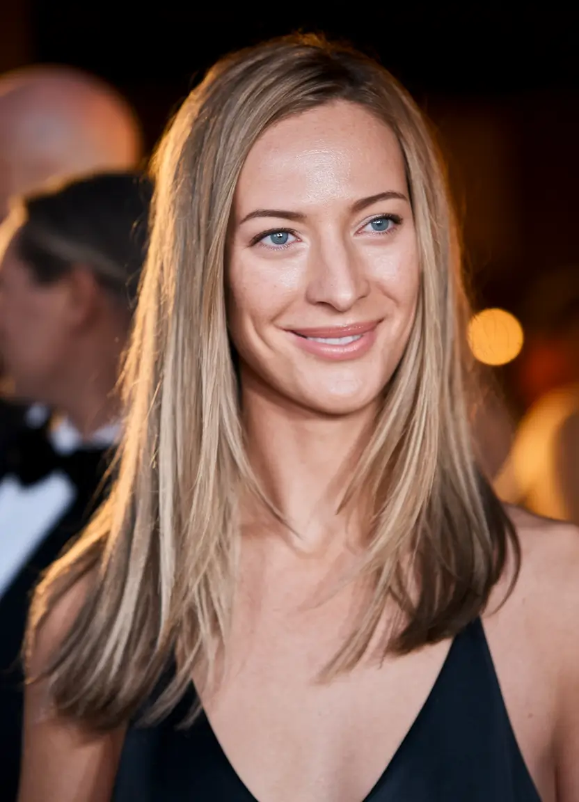 Fall haircuts women over 40 Mid-Length Layers with Minimal Face-Framing