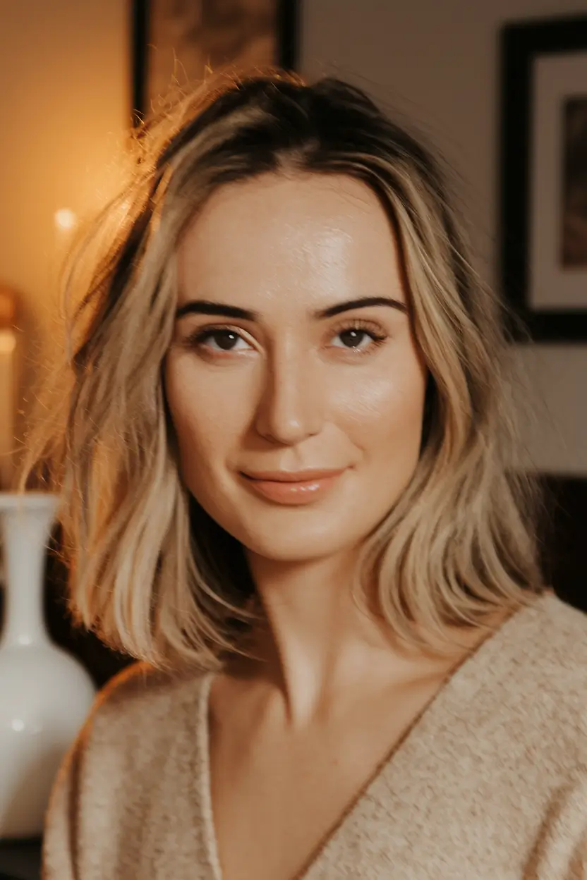 Fall haircuts women over 40 Casual Beach Bob with Soft Tousle