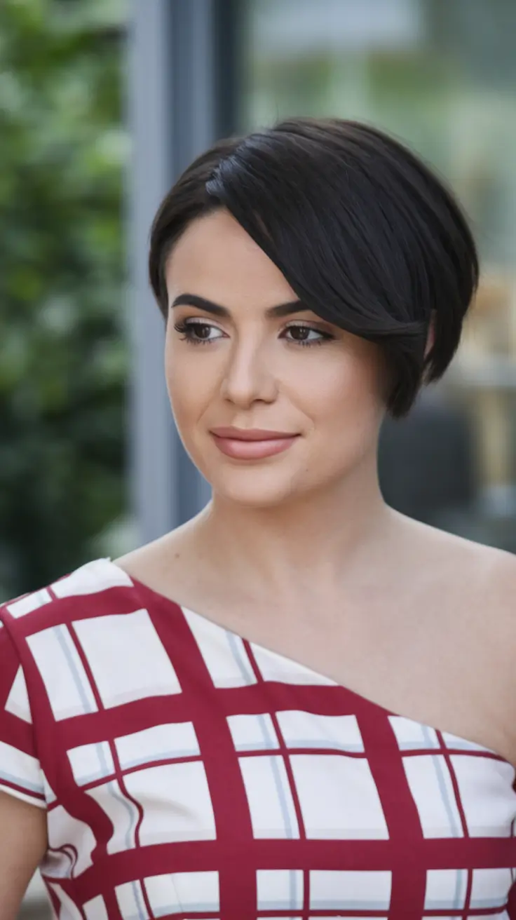 fall haircut inspo short Smooth Graduated Pixie Bob