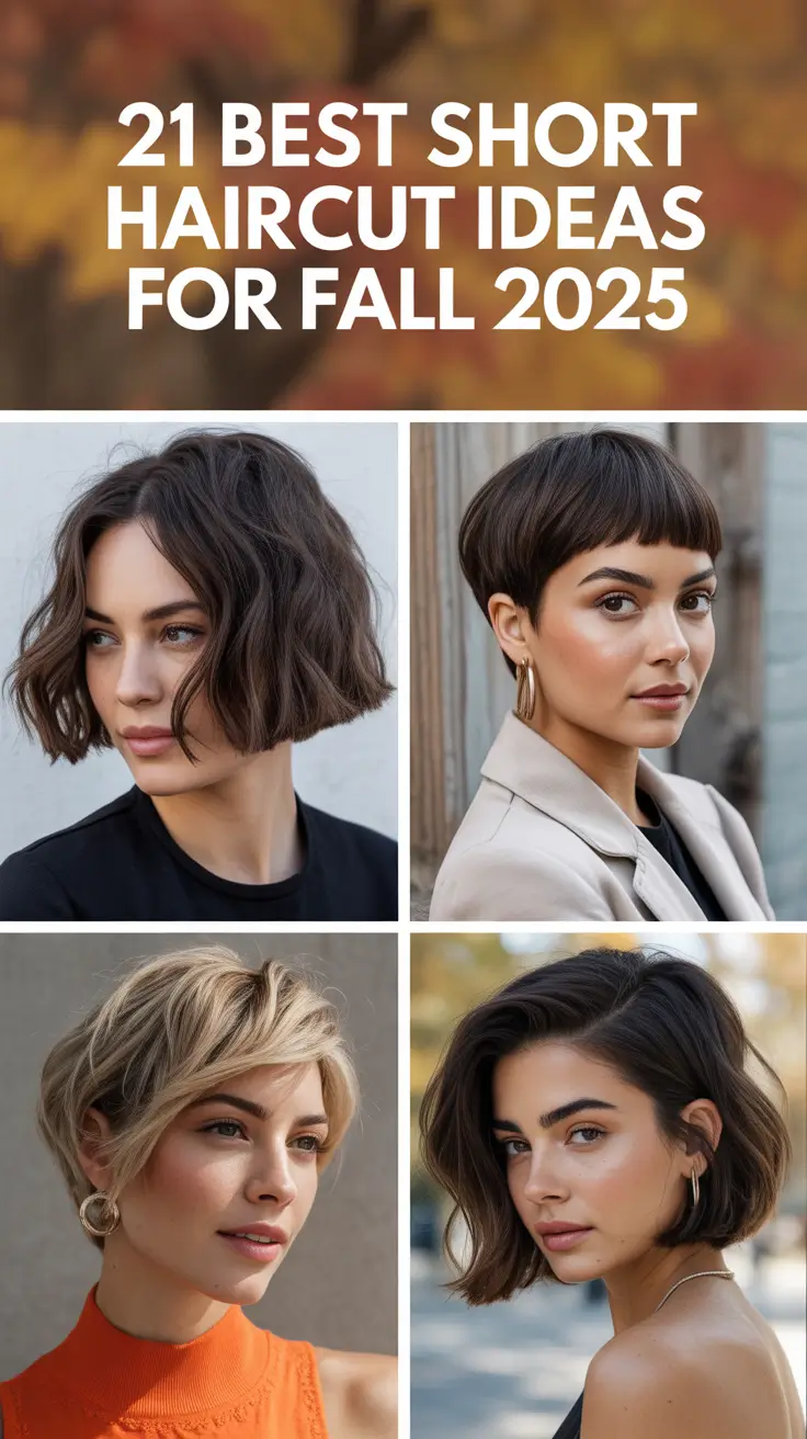 Best Short Haircut Ideas for Fall 2025: Stylish Cuts for Women to Try Now