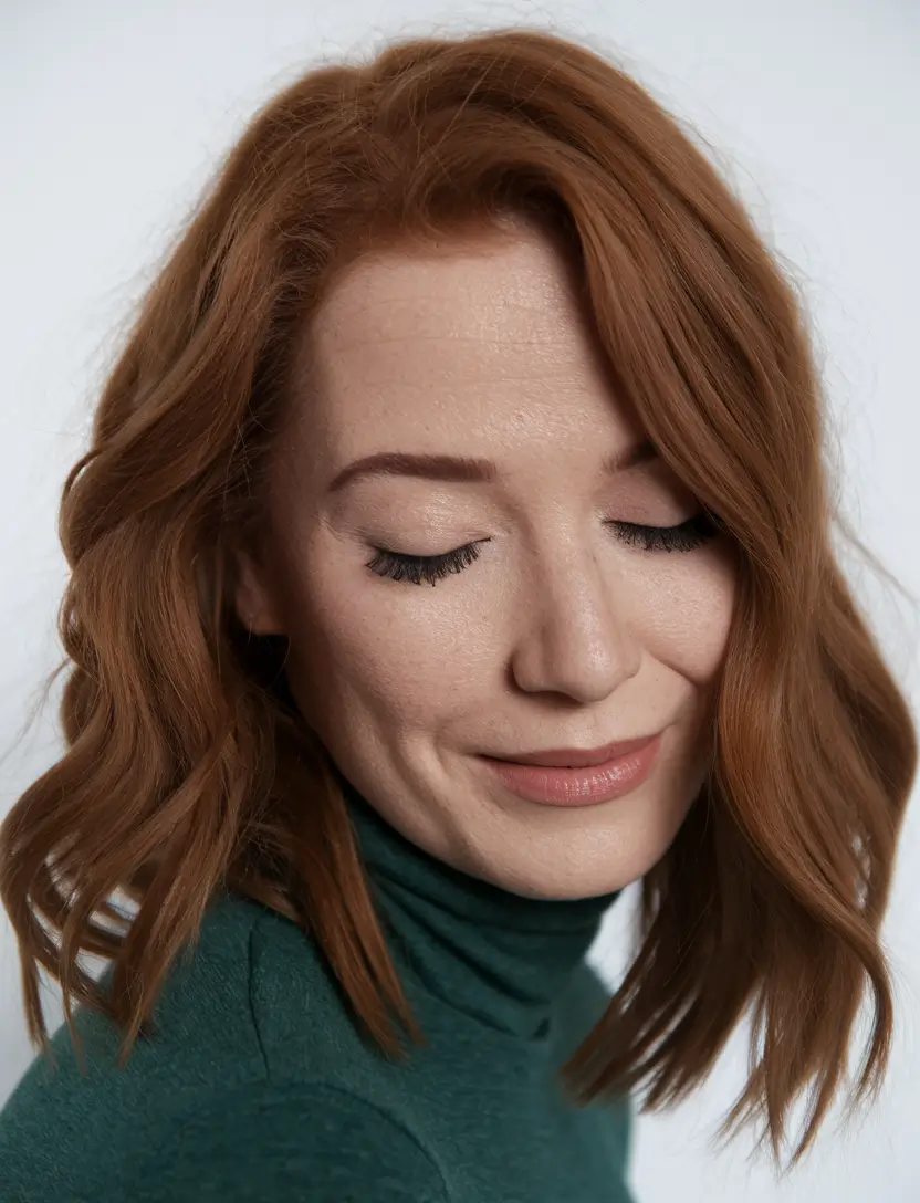 Autumn Layered Caramel with Natural Texture