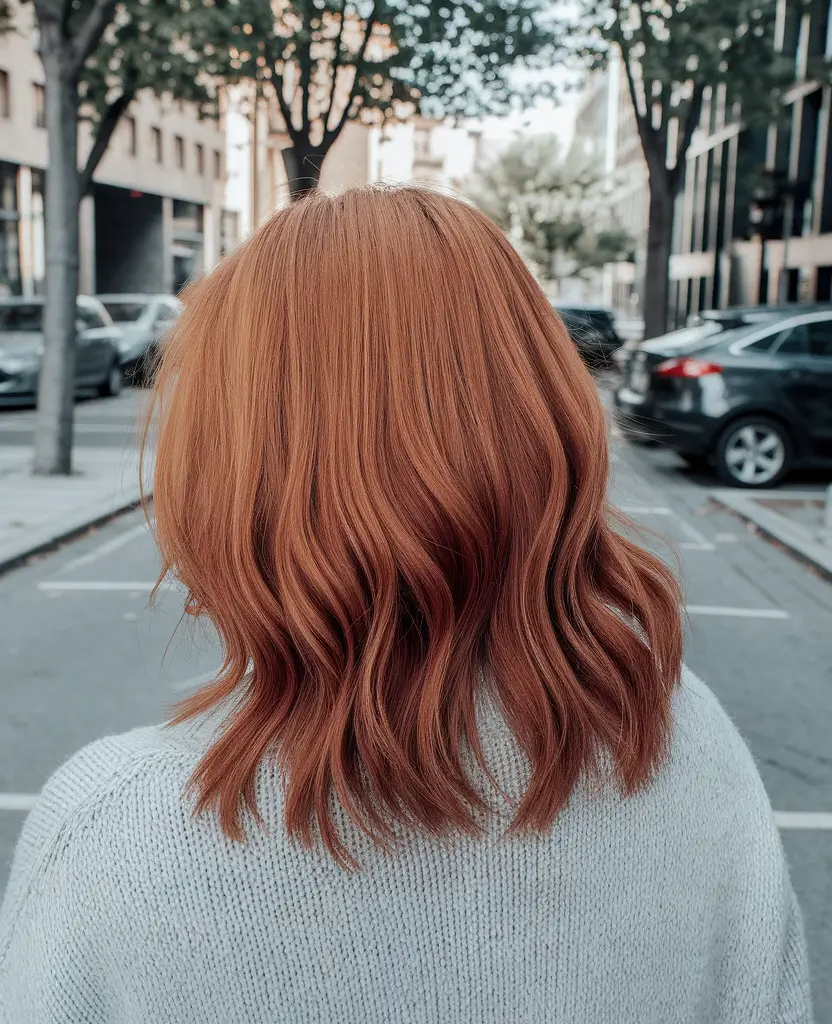 Backlit Copper Layers in the City