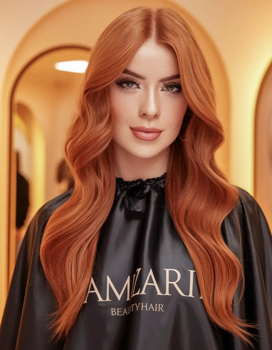 Caramel Fall Hair Colors Ideas 2025 for a Cozy Glow+Classic Luxe Caramel Waves