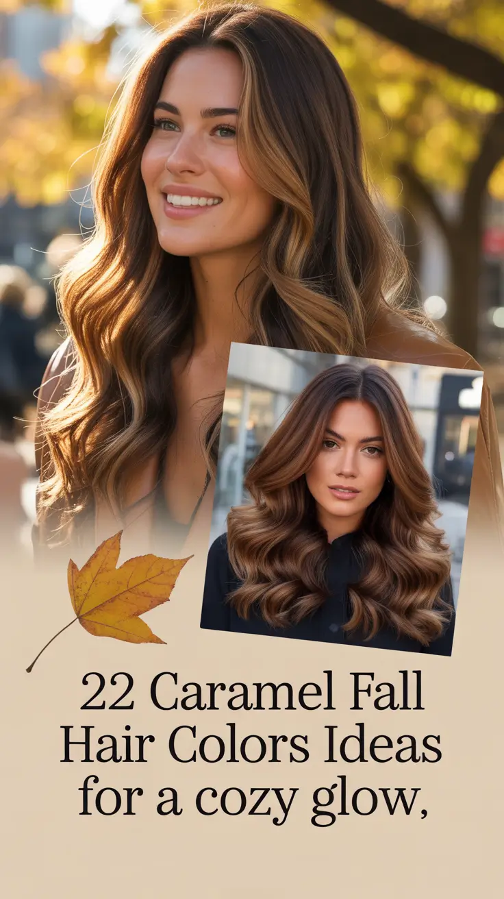 Caramel Fall Hair Colors Ideas 2025 for a Cozy Glow