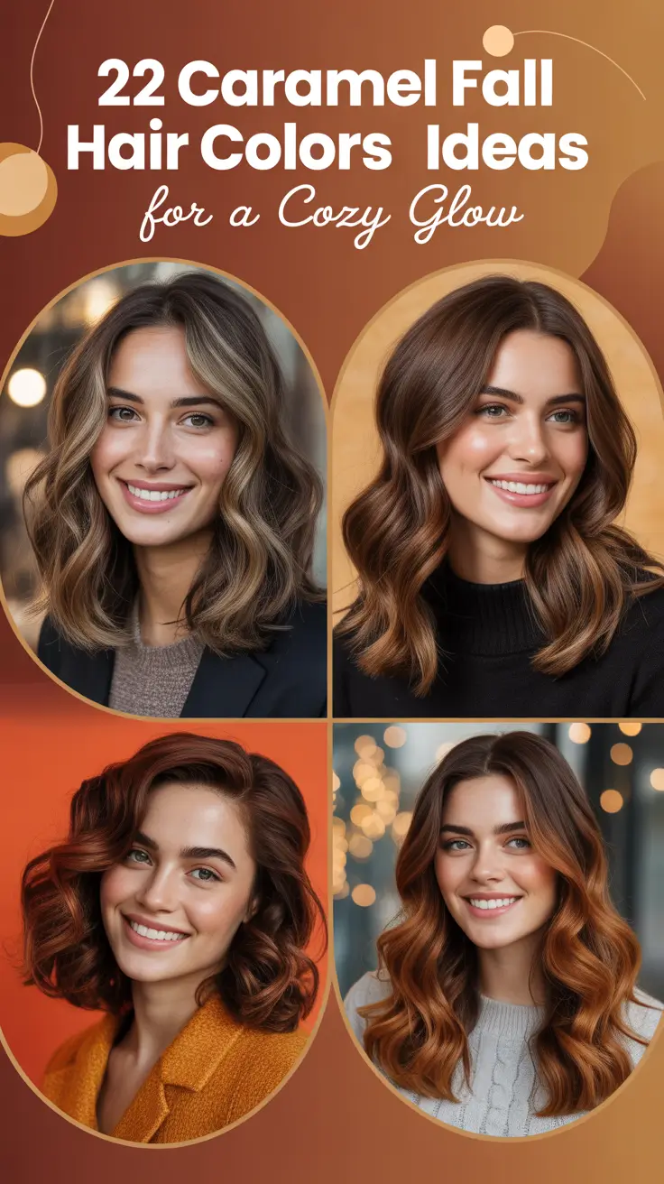 Caramel Fall Hair Colors Ideas 2025 for a Cozy Glow