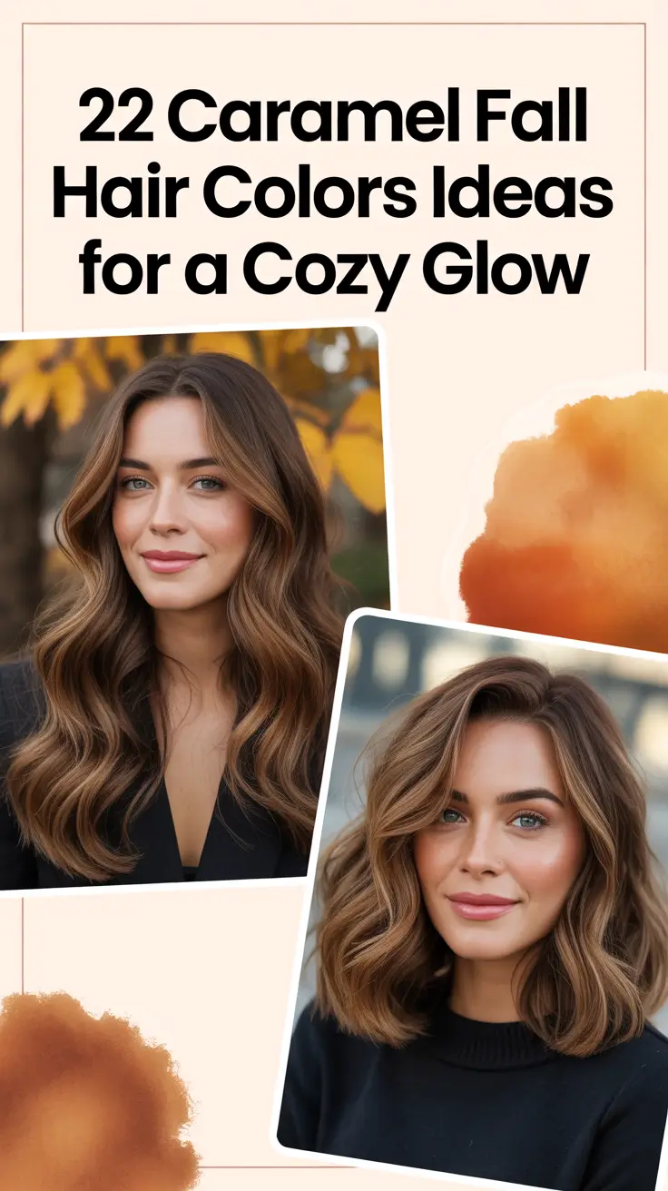 Caramel Fall Hair Colors Ideas 2025 for a Cozy Glow
