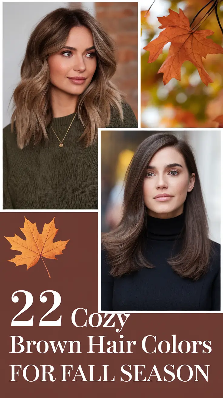 Cozy Brown Hair Colors for Fall Season 2025: The Best Brunette Ideas to Try This Year