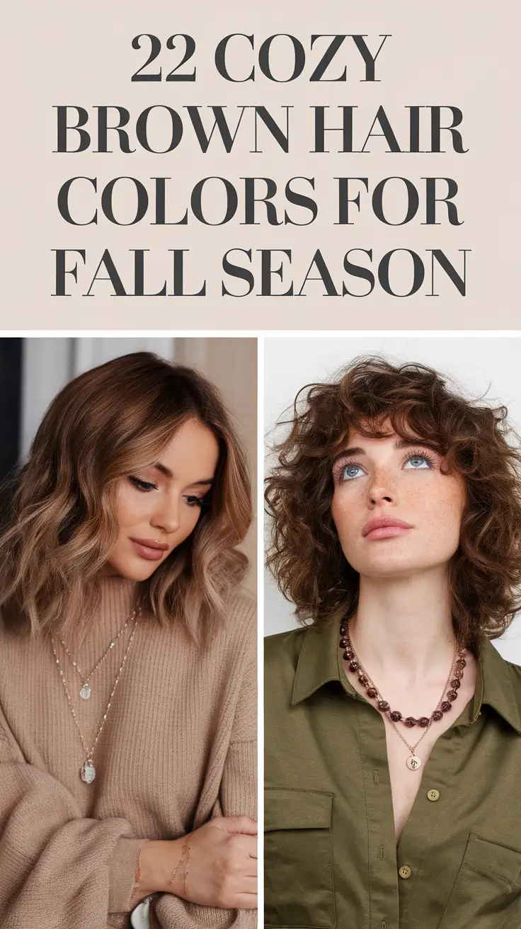 Cozy Brown Hair Colors for Fall Season 2025: The Best Brunette Ideas to Try This Year