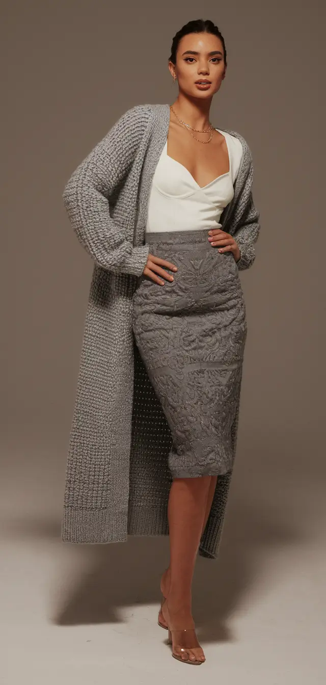 cozy fall outfits aesthetic 2025 Elevated Comfort with Texture Play