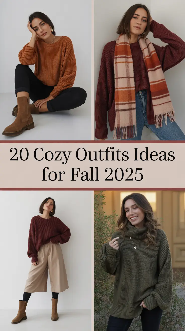 Cozy Outfits Ideas for Fall 2025: Stylish Looks That Feel Like a Hug