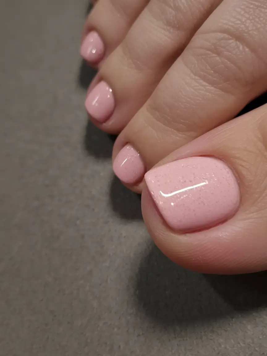 colors autumn for dark skin Soft Pink Glaze with a Hint of Frost