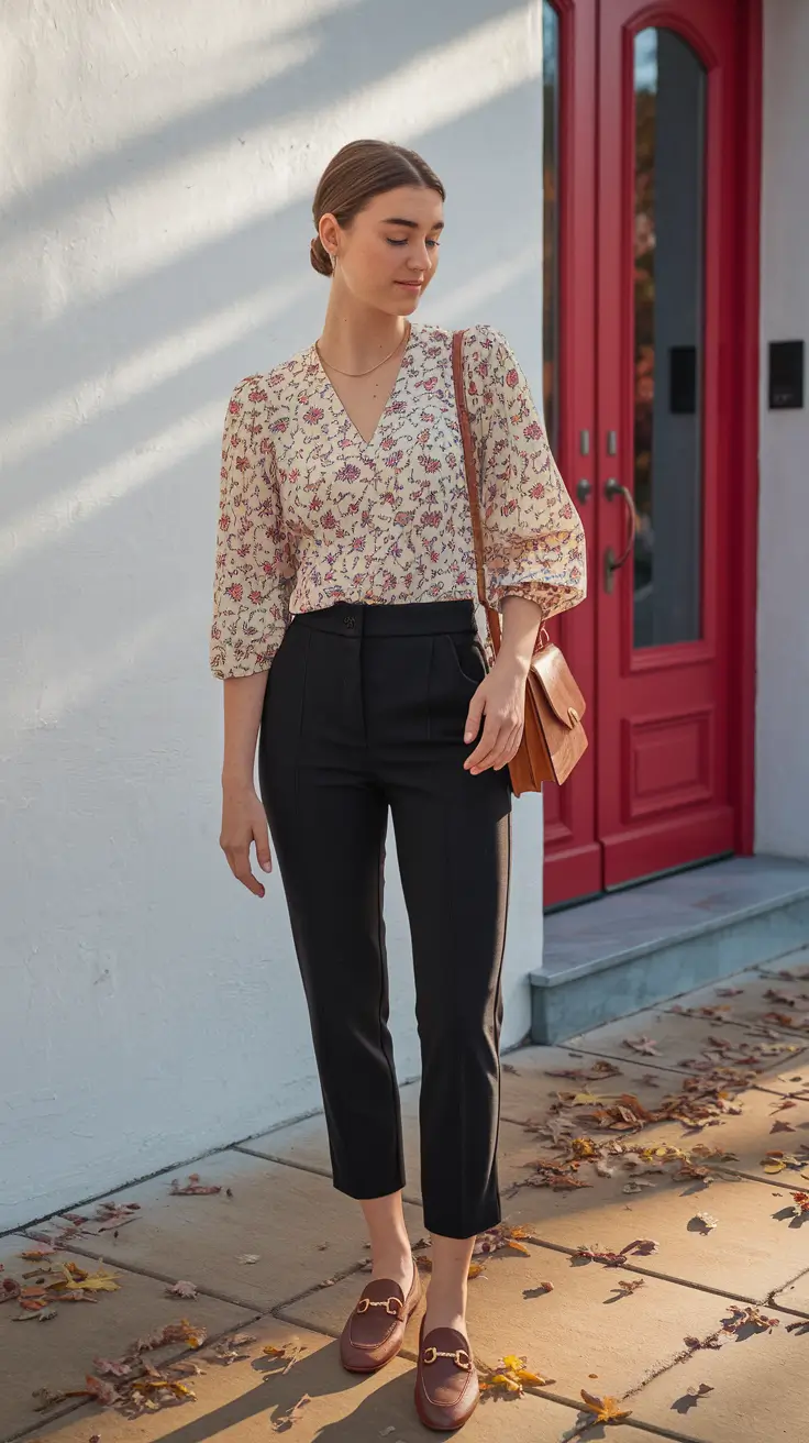 Early Fall outfits inspo for September 2025+Soft Florals and Clean Lines for Everyday Chic