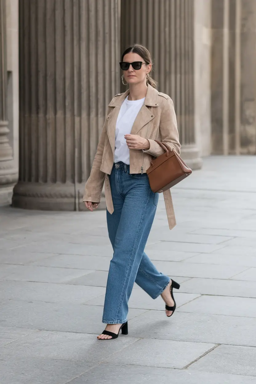 Early Fall outfits inspo for September 2025 Neutral Layers for a Transitional City Look