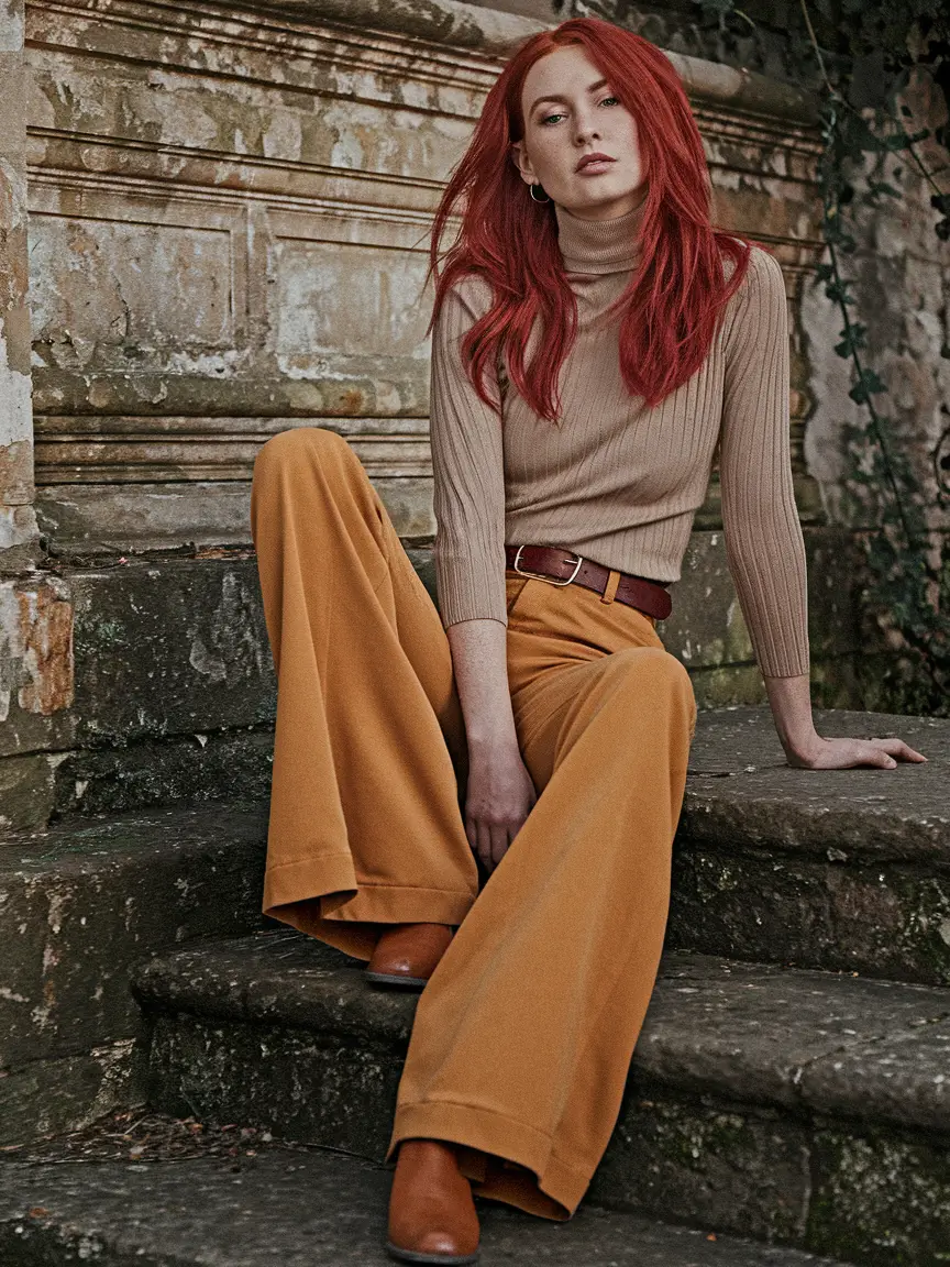 Early Fall outfits inspo for September 2025+Seventies Revival in Earthy Warmth