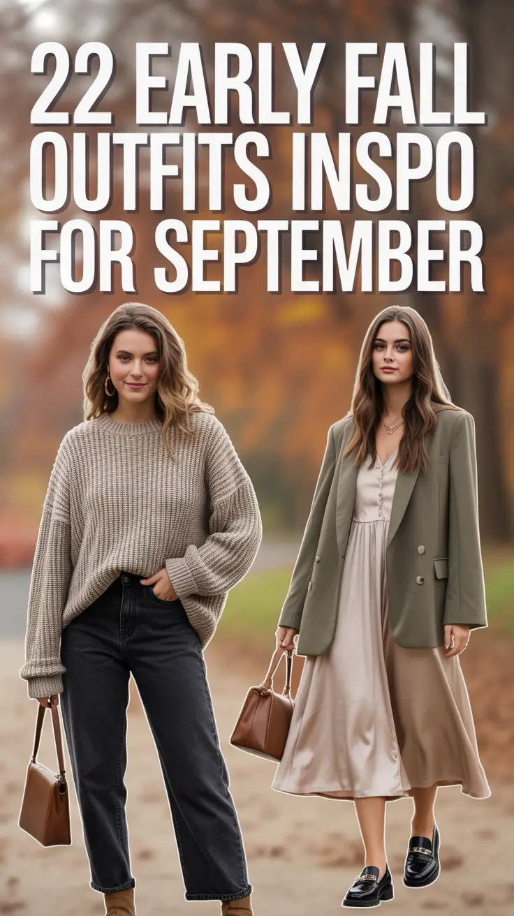 Early Fall Outfits Inspo for September 2025: Effortless Ideas Women Will Love