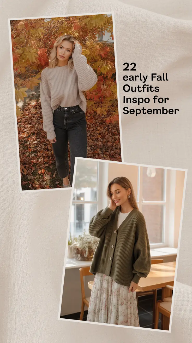 Early Fall Outfits Inspo for September 2025: Effortless Ideas Women Will Love