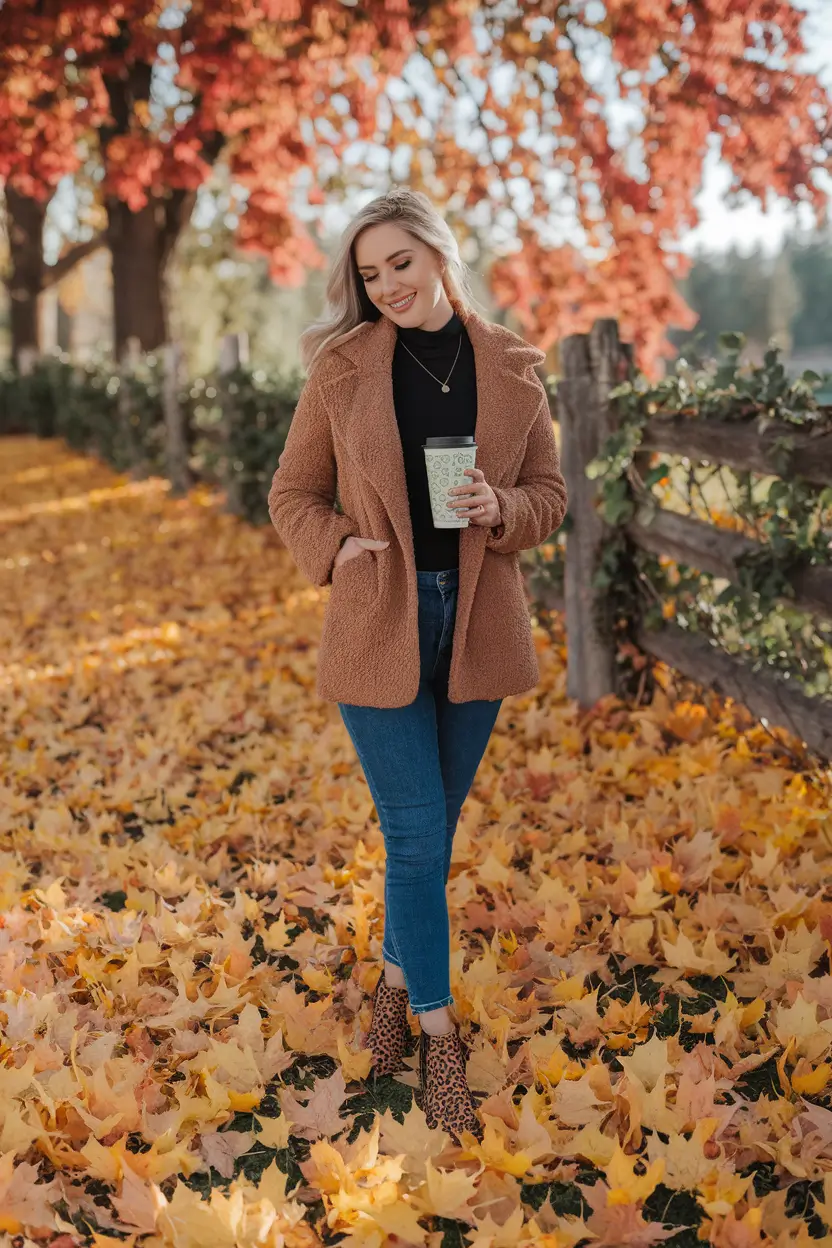 mom outfits for fall 2025–Cozy Layers for Golden Hour Walks