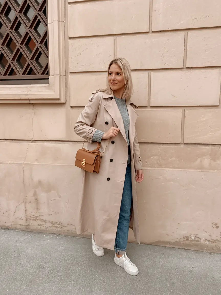 mom outfits for fall 2025 Classic Trench, Timeless Style