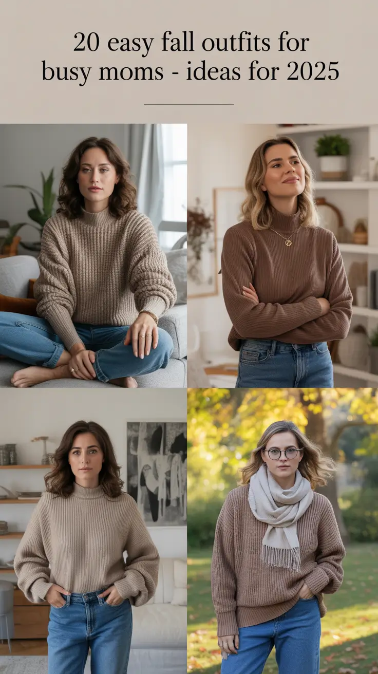 Easy Fall Outfits for Busy Moms – Cute and Stylish Ideas for 2025