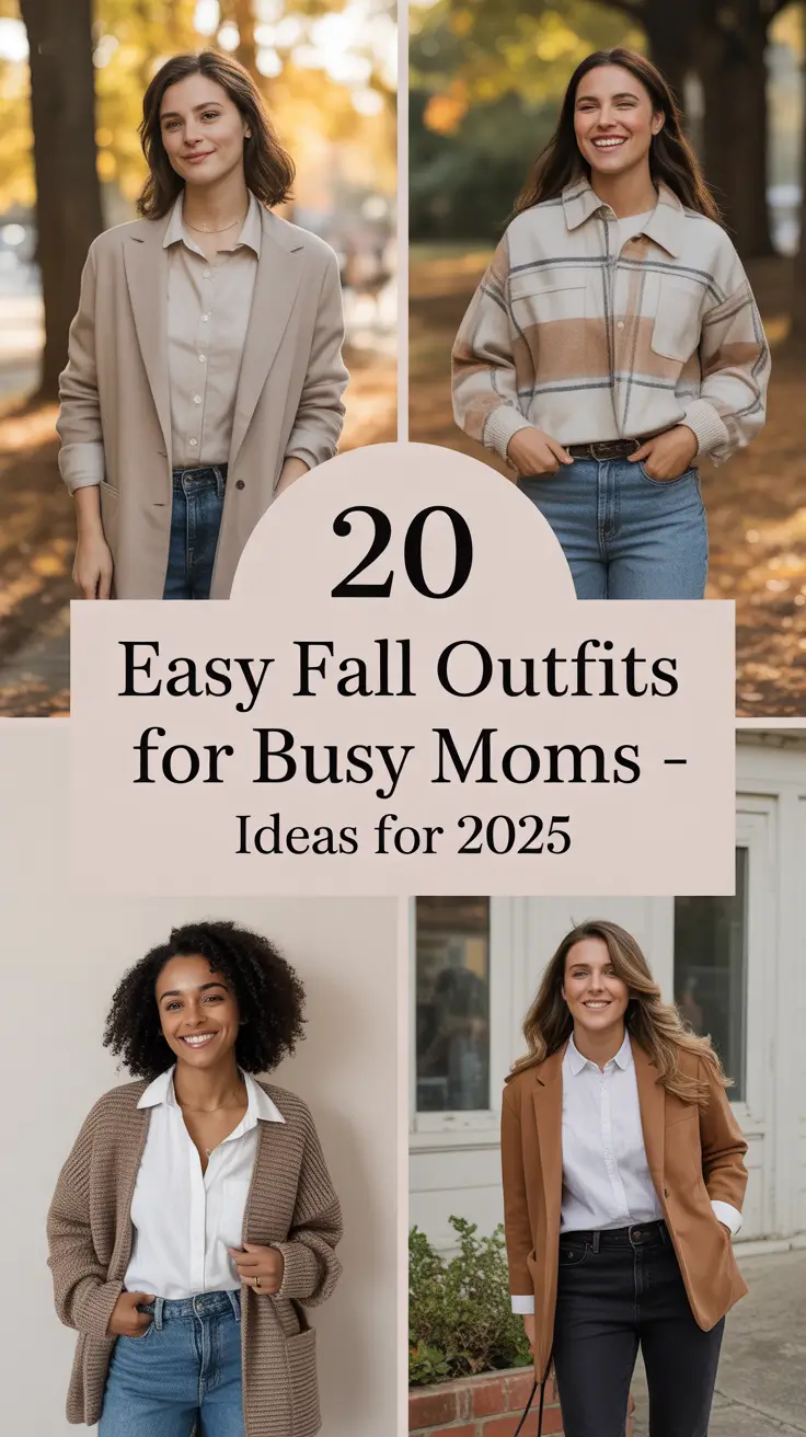 Easy Fall Outfits for Busy Moms – Cute and Stylish Ideas for 2025