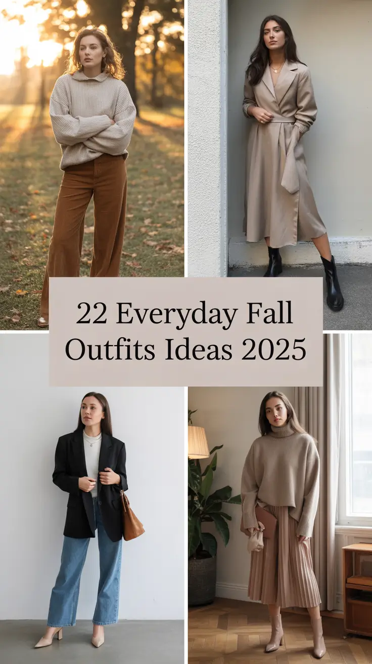 Everyday Fall Outfits Ideas 2025 That Are Chic, Comfy, and So Easy to Wear
