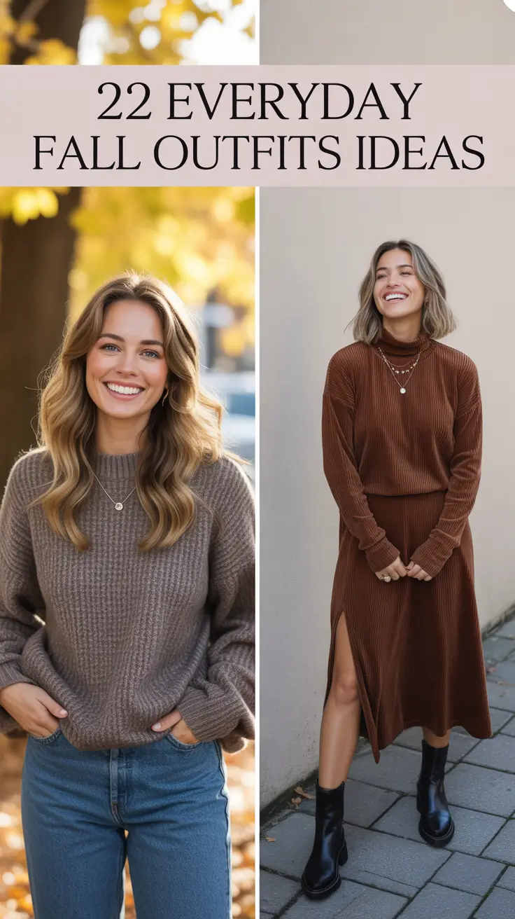Everyday Fall Outfits Ideas 2025 That Are Chic, Comfy, and So Easy to Wear