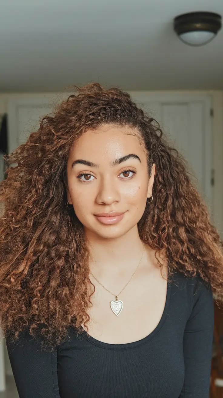 Fall 2025 Haircut Ideas for Long Hair+Wild, Voluminous Curls With Heart