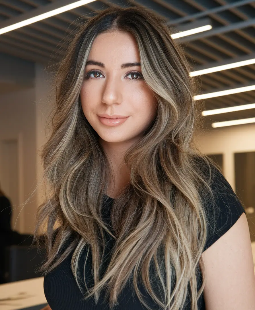 Fall 2025 Haircut Ideas for Long Hair+Lightweight Texture with Face-Framing Layers