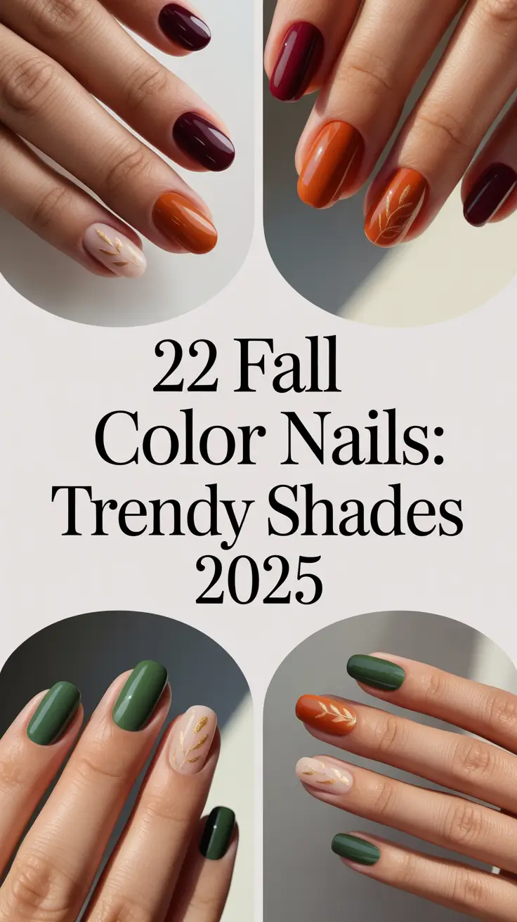 Fall Color Nails: Trendy Shades 2025 You’ll Be Obsessed With This Autumn
