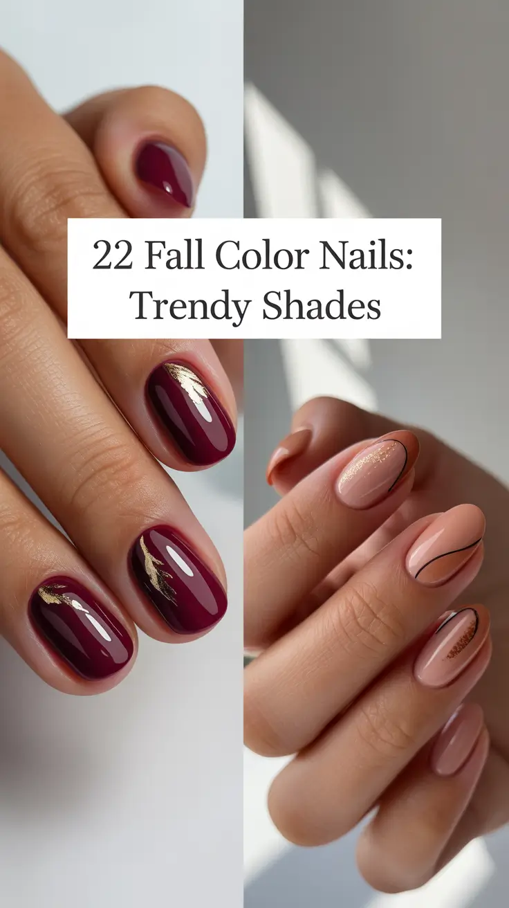 Fall Color Nails: Trendy Shades 2025 You’ll Be Obsessed With This Autumn