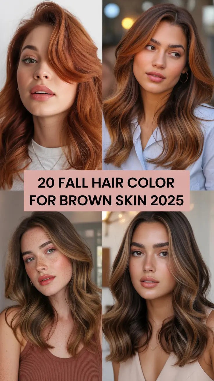 Fall Hair Color for Brown Skin 2025: Elegant Highlights and Bold Ideas for Every Shade