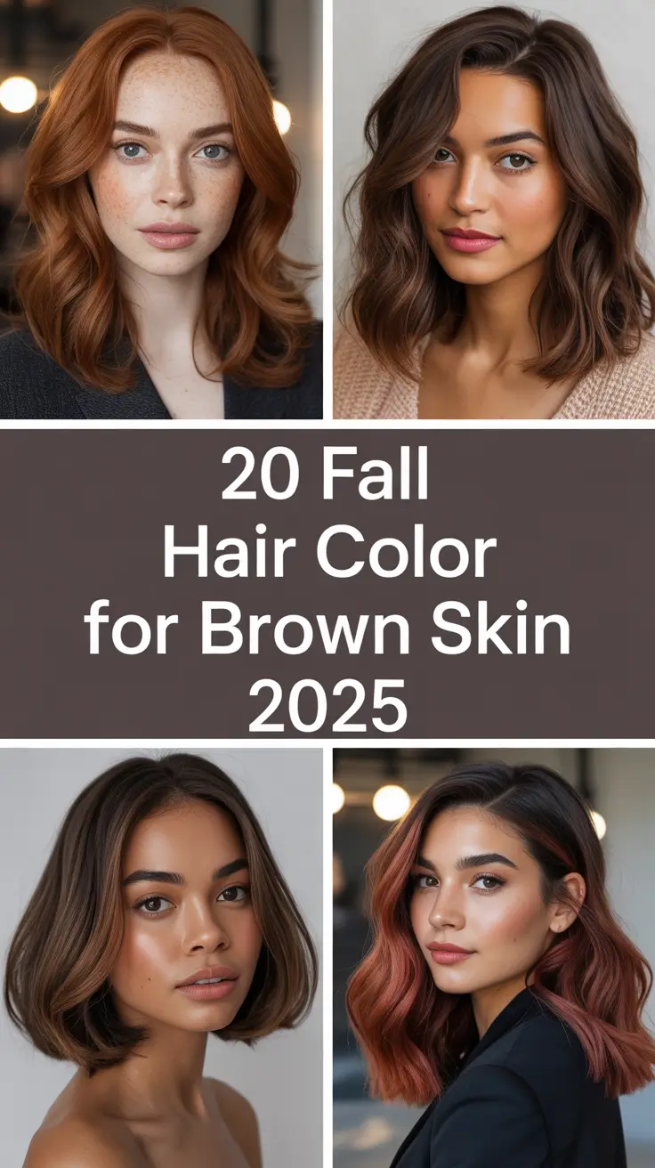 Fall Hair Color for Brown Skin 2025: Elegant Highlights and Bold Ideas for Every Shade