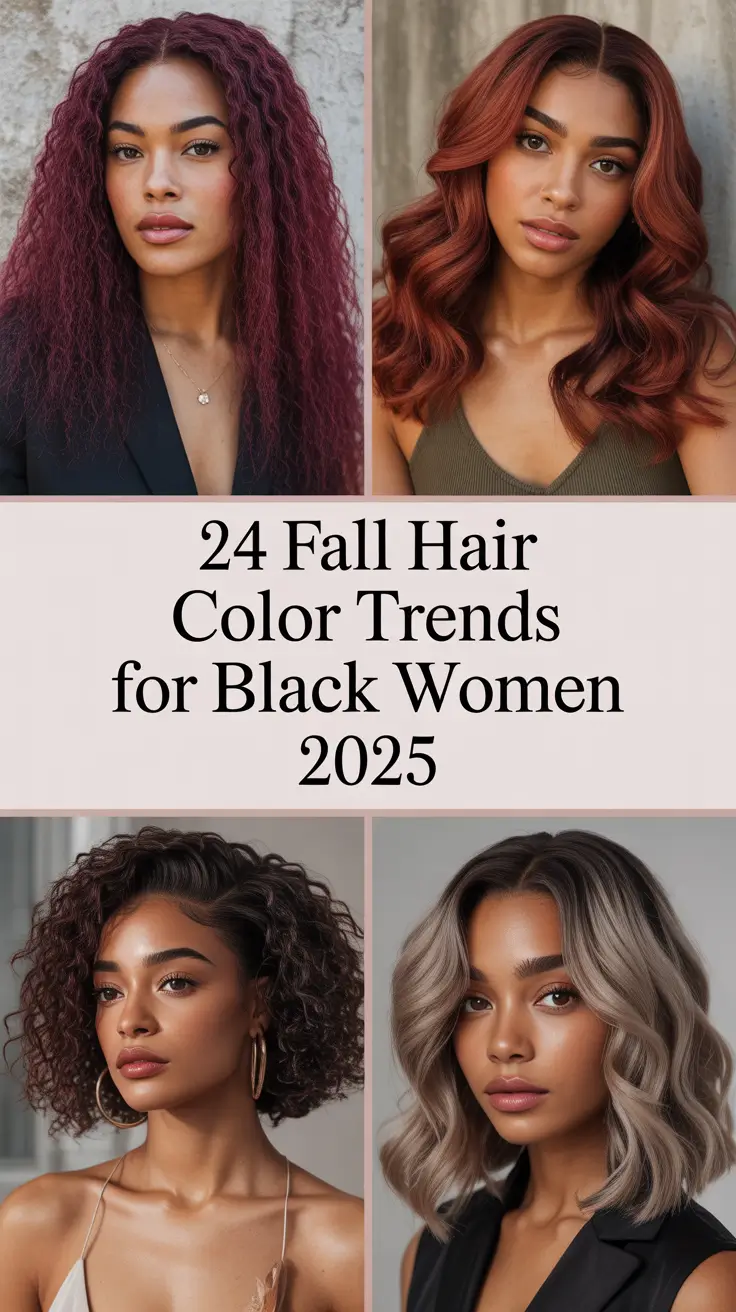 Fall Hair Color Trends for Black Women 2025: Bold, Blonde & Natural Looks to Try This Season