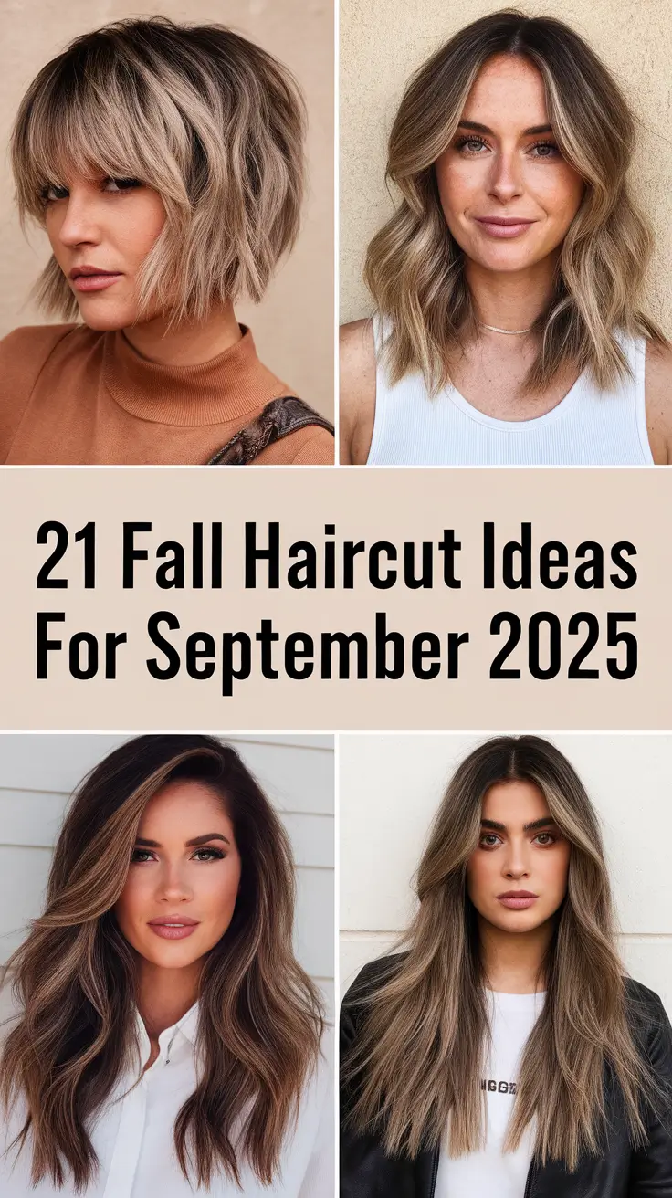 Fall Haircut Ideas for September 2025: Inspiring September Hairstyles, Colors & Cuts