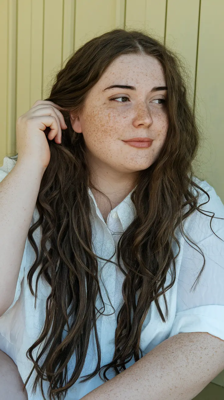 fall haircut plus size women Romantic Loose Waves for Long Days