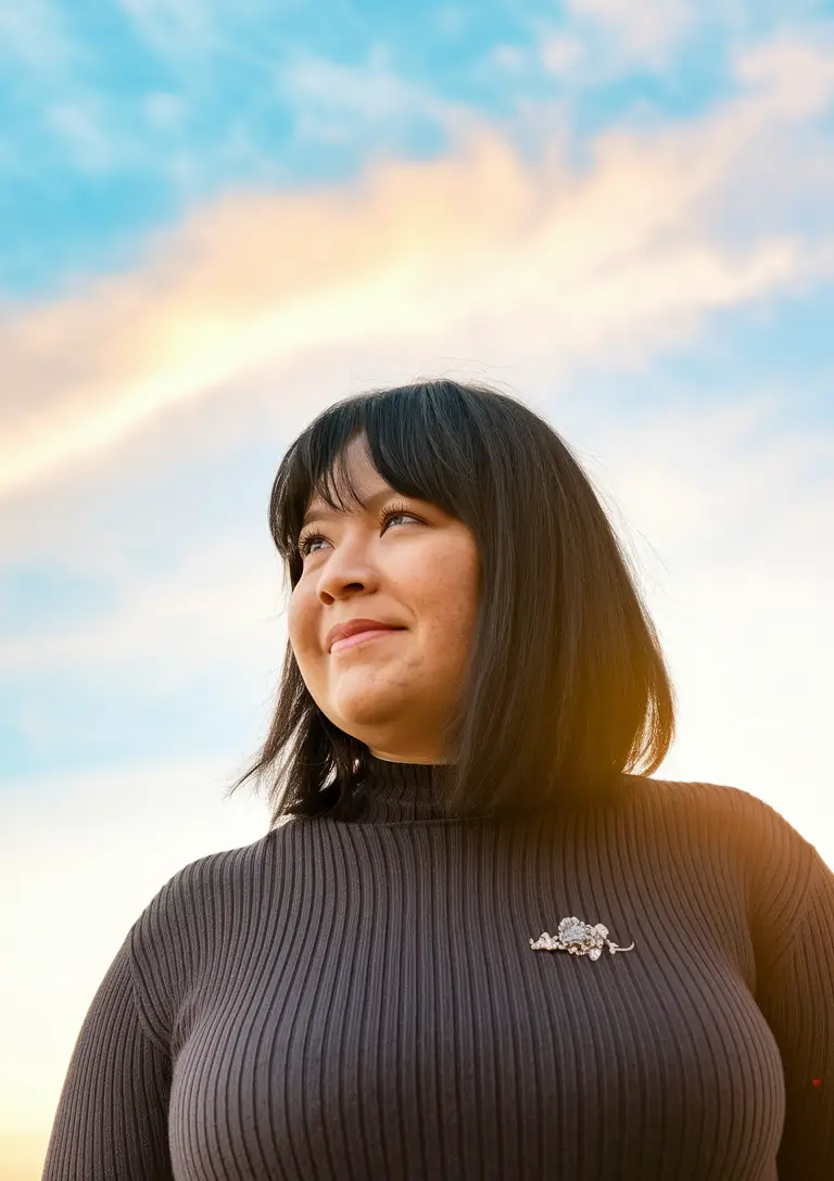Fall haircut plus size women Classic Blunt Bob with Full Fringe