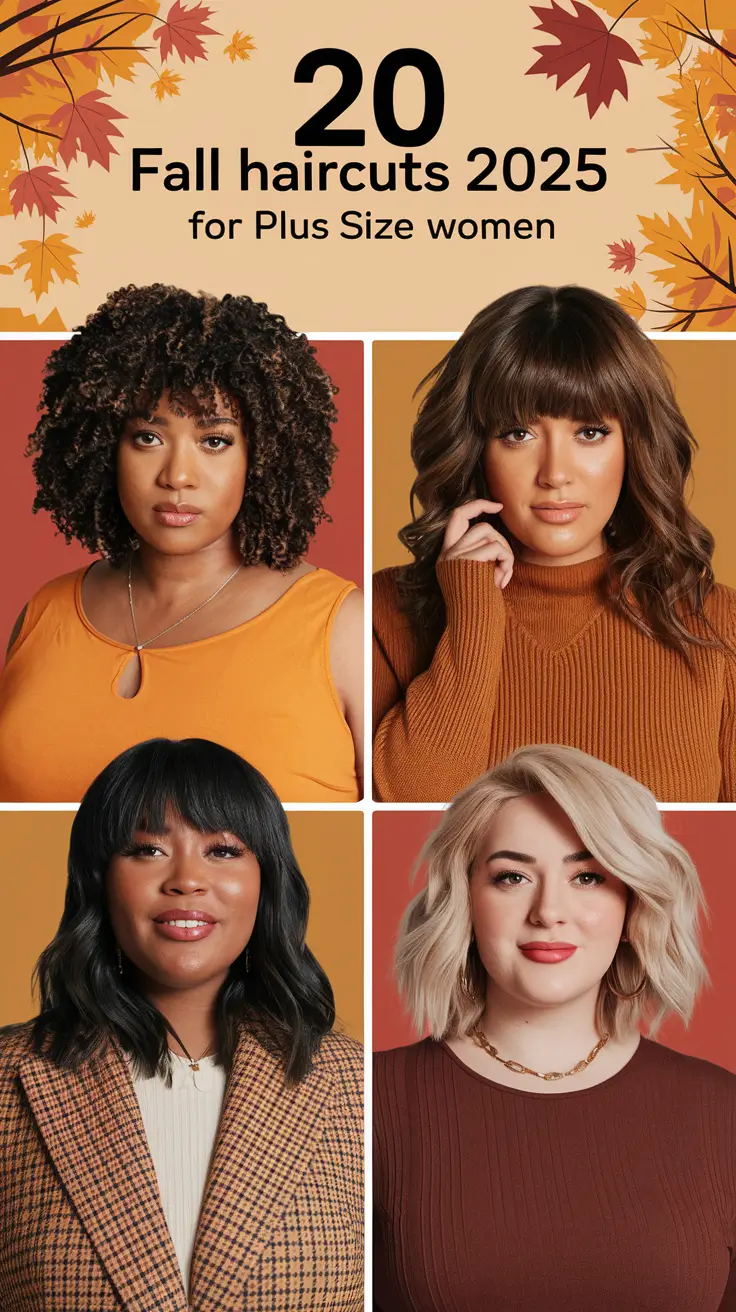 Fall Haircuts 2025 for Plus Size Women: Stylish Cuts for Every Face Shape and Length