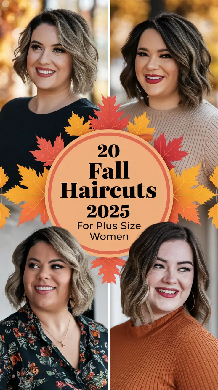 Fall Haircuts 2025 for Plus Size Women: Stylish Cuts for Every Face Shape and Length