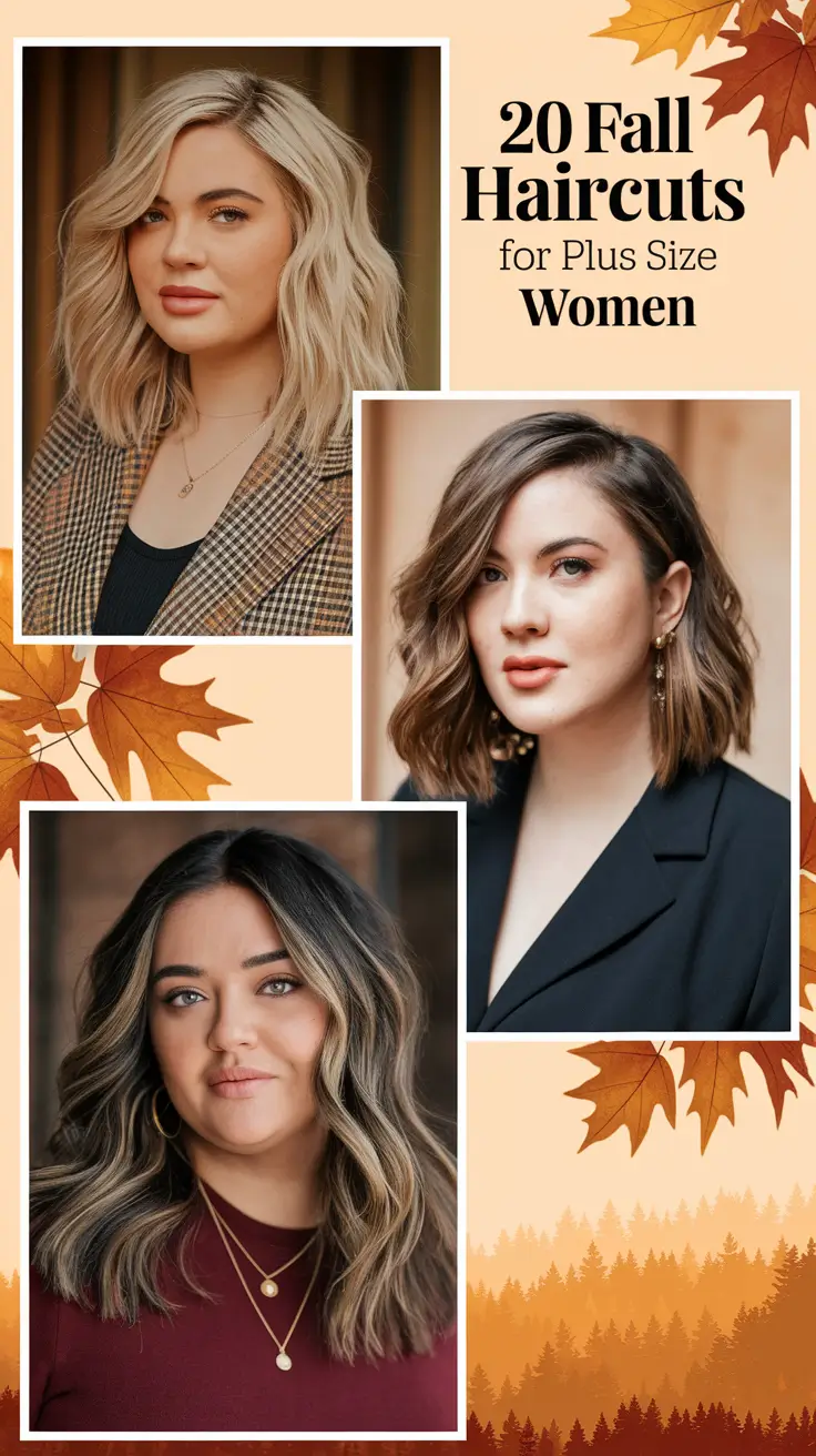 Fall Haircuts 2025 for Plus Size Women: Stylish Cuts for Every Face Shape and Length