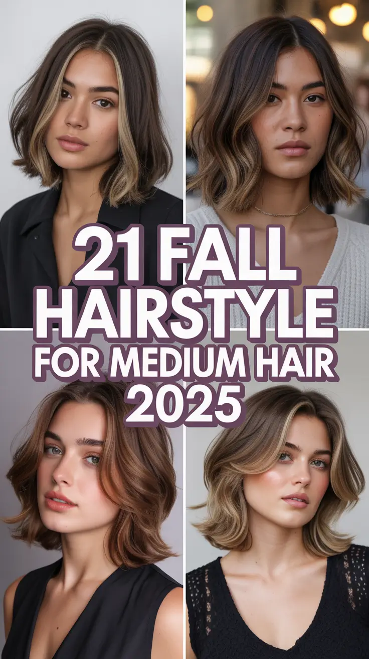 Fall Hairstyle for Medium Hair 2025: Inspiring Looks for Every Texture and Mood