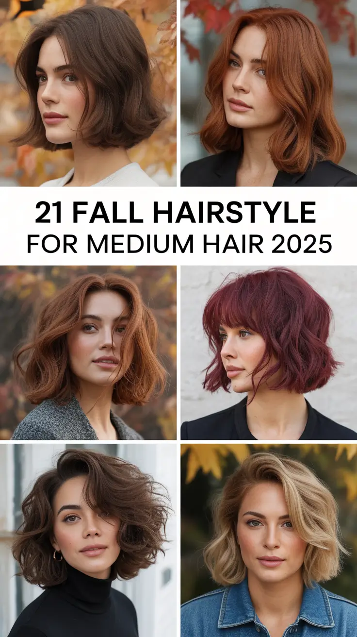 Fall Hairstyle for Medium Hair 2025: Inspiring Looks for Every Texture and Mood